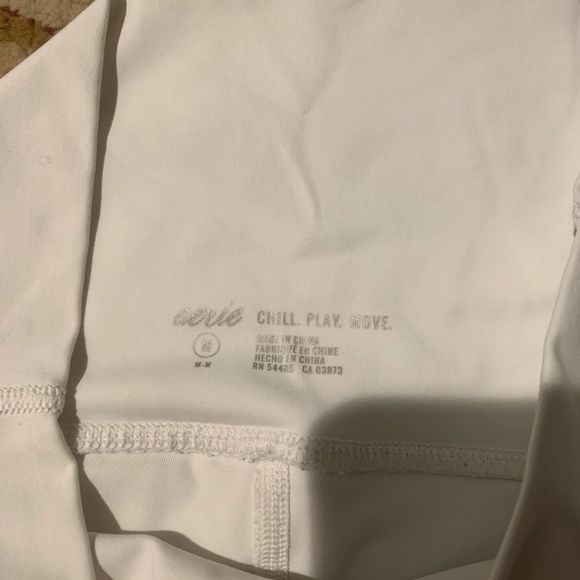 Aerie white high rise leggings medium - Picture 5 of 6